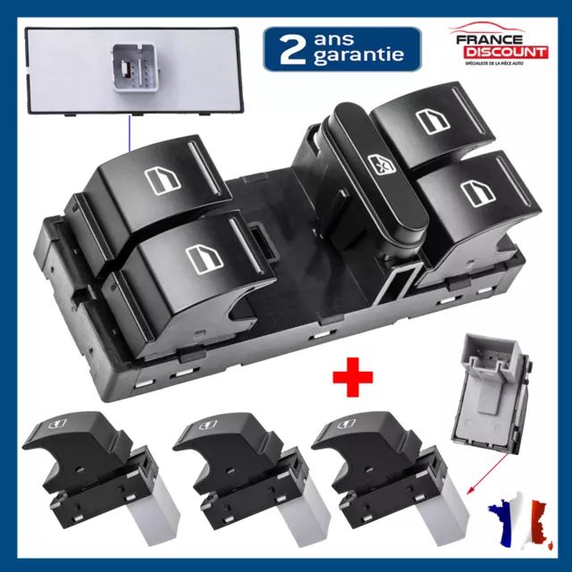 Bouton Interrupteur de Leve Vitre AVANT ARRIERE pour Golf 5 6 Passat Tiguan Polo