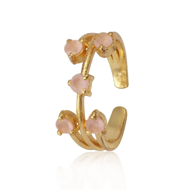 Bague de dérivation empilable en forme de tulipe – & Co