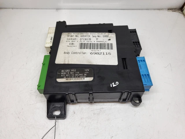 BMW MINI R52 Convertible Only Body Control Module BC1 Controller ...