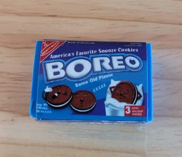 Topps Wacky Packages Erasers Series 1 #1 Boreo Oreo