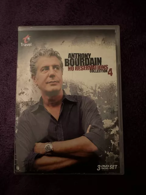Anthony Bourdain: No Reservations Collection 4 (DVD, 2009, 3-Disc Set) rare oop Anthony Bourdain: No Reservations Collection 4 (DVD, 2009, 3-Disc Set) rare oop