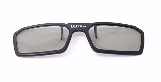 1 Par De Negro con Clip 3D Gafas Circular Polorised Para LG Tvs Cine