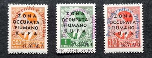 Regno 1942 MNH Occupazioni Fiumano Kupa sovrastampa ONMI con varietà Sass. S. 61