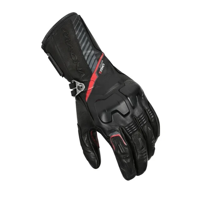 Gants de Moto pour Homme Estival MACNA Rang RTX Black / Rouge / Grey