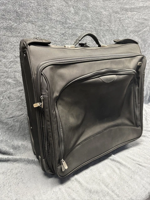 Dakota by Tumi Black Ballistic Nylon 23" 2 Wheeled lGarment Bag Rolling Wardrobe