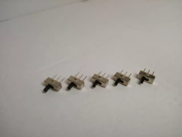 5X Pack On Off Mini Slide Switch SS12D00 SS12D00G4 3 Pin 1P2T Toggle Button 2 Po