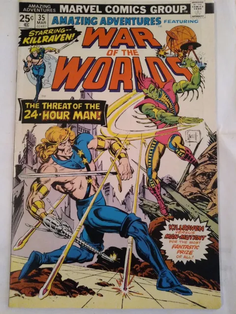 Marvel Comic Group "War Of The Worlds" March 1975. Vol. 1, #35