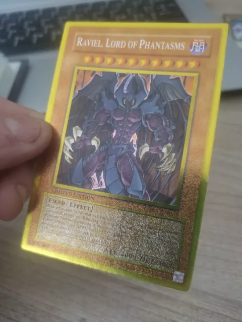 Rare carte card yu gi oh ! 1996 édition limitée limited édition Raviel lord