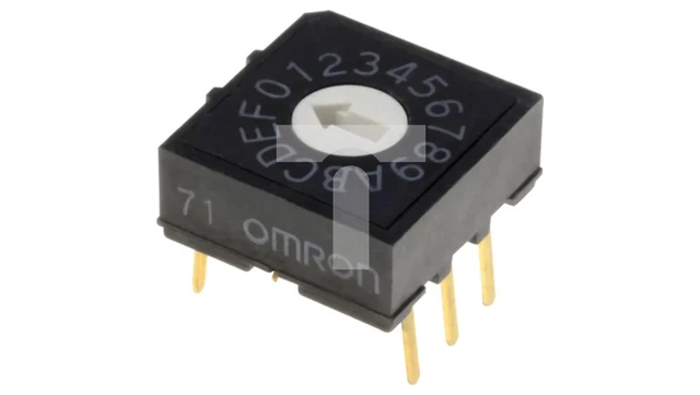 HEX/BCD code setting unit Pos 16 THT Contact max 200m A6R A6R-162RF /T2UK