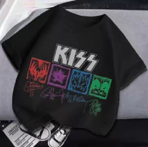 Camiseta	KISS Firmas Autógrafos	XXL