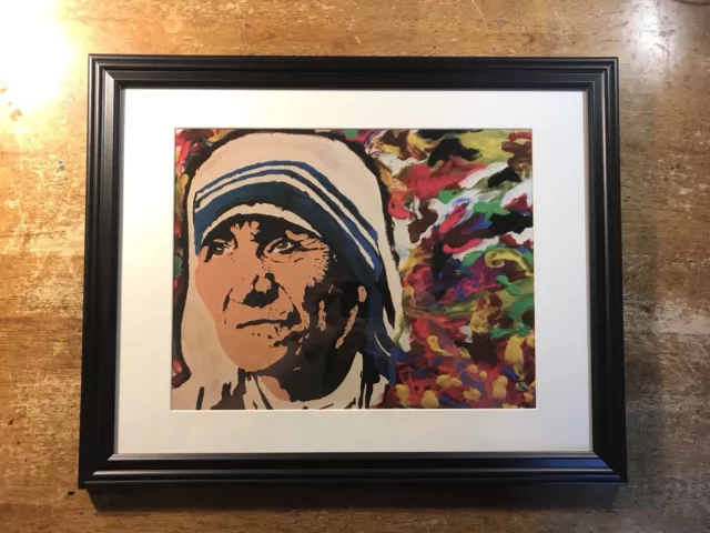 Mother Teresa 11x14 Pop Art Framed Print Religious Saint