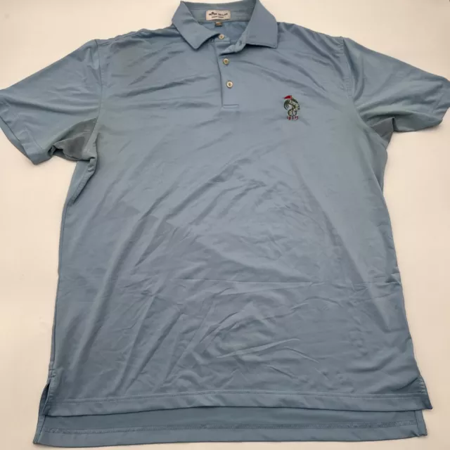 Peter Millar Summer Comfort Polo Shirt Monterey Peninsula Country Club Sz Medium