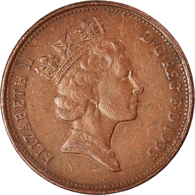 [#925416] Coin, Great Britain, 2 Pence, 1995