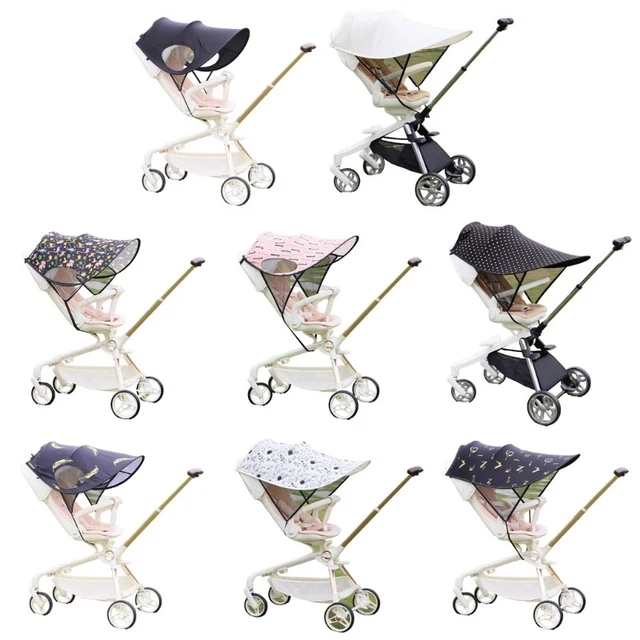 HALOULENI Pram Sun Shade Cover Baby Sunshade UPF 50 + Adjustable