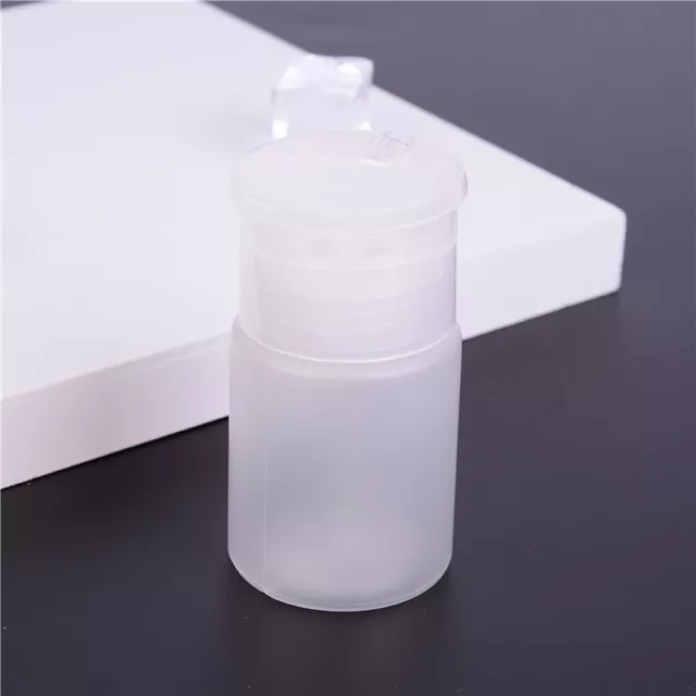 1Pc Nail Art Polish Clean Remover Dispenser Empty Acetone Pump Bottle Contain-DC