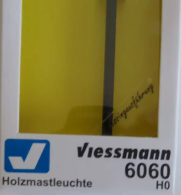 Wood Pole Luminaire Gauge H0 Viessmann 6060 Boxed 2