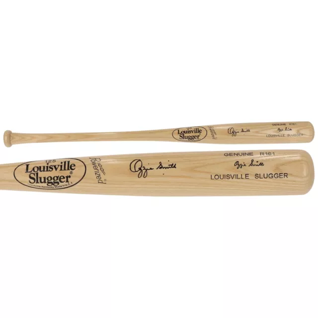 Ozzie Smith St. Louis Cardinals Signed Blonde Louisville Slugger Game Model Bat