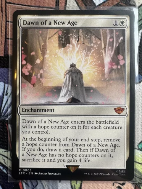 Dawn of a New Age Mythic LTR 0005 The Lord of the Rings MTG Near Mint