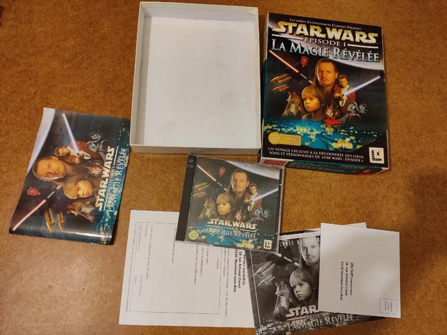 Star Wars Episode 1 La Menace Fantôme Complet Big Box Pc Version Fr Cib