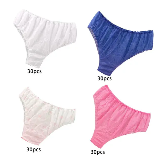 Disposable Underwear, 7PCS/Set Women Disposable Postpartum Panties  Non-Woven Underpants Underwear Travelling Briefs