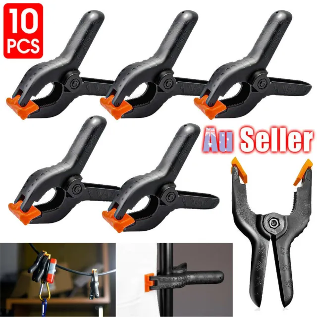 10* Background Clips Backdrop Stand Clamps For Photo Studio Light Photography AU