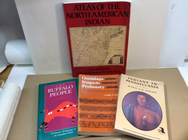 BOOKS Native American History and Archeology. Lot of 4. 