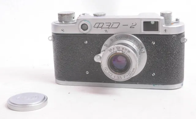FED 2 Vintage Leica Copy Rangefinder Camera (Faulty)