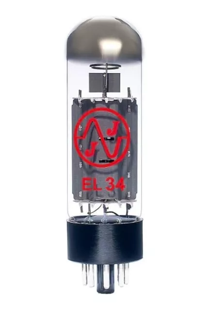 JJ Electronic EL34 Power Tubes - Matched Pair - Great for Guitar Amps and Studio 3