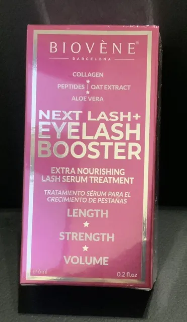 Biovene Next Lash+Eyelash Booster Extra Nourishing Lash Serum Treatment 6ml