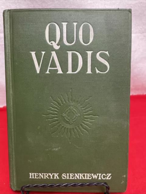 QUO VADIS por Henryk Sienkiewicz Donahue Publicación Buena narrativa 1900c de Nerón