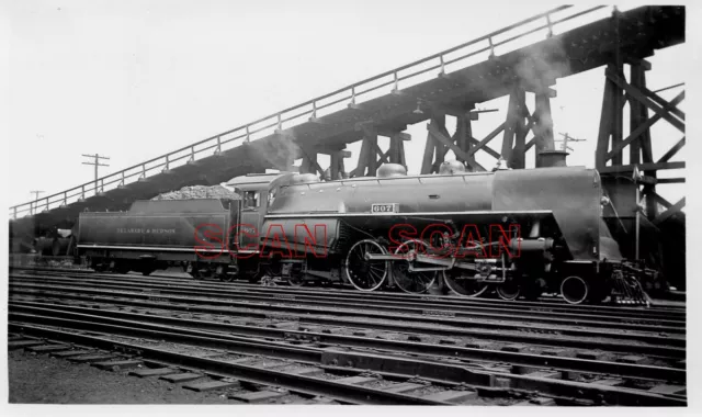 2Bb958 Rp 1936 Delaware & Hudson Railroad 462 Loco #607 Colonie Ny