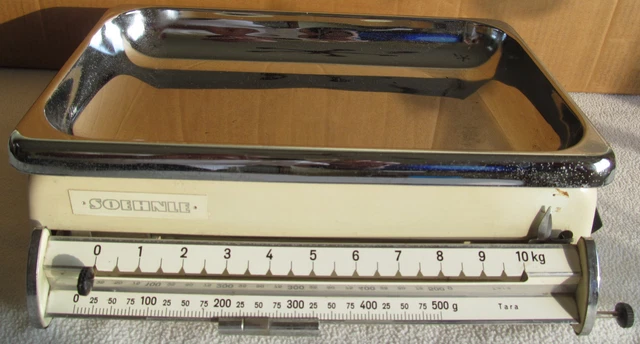 SOEHNLE alte Küchen Waage, bis 10 kg, als Obstschale o. Dekoration Küche