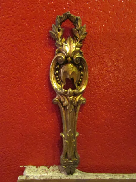 ancien bronze d'ameublement style louis XVI doré epoque 1900