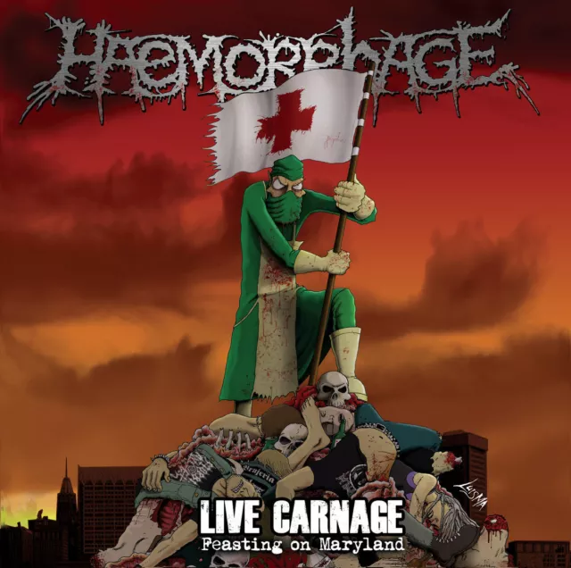 HAEMORRHAGE - Live Carnage - Feasting On Maryland - LP - GOREGRIND