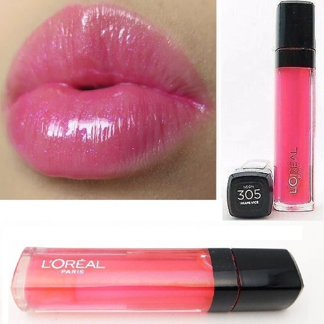 L'ORÉAL INFAILLIBLE BRILLANT Rouge à lèvres GLOSS NEON 305 MIAMI VICE
