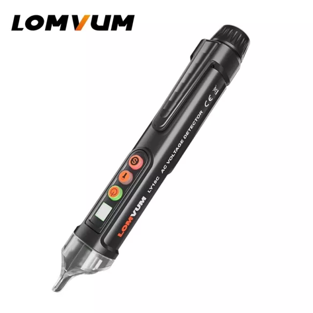 12-1000V Dual Sensitivity Electrical Tester Pen Non-Contact AC Voltage Detector