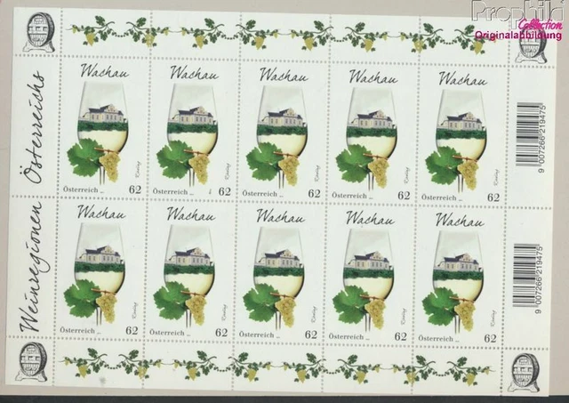 Briefmarken Österreich 2014 Mi 3133Klb Kleinbogen (kompl.Ausg.) postfrisch(95529