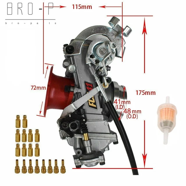 Joint De Soufflet Carburateur Pompe Accélérateur Pour Keihin FCR 28 32 33 35 37 39 41 - Lot 4/10/20 Pièces