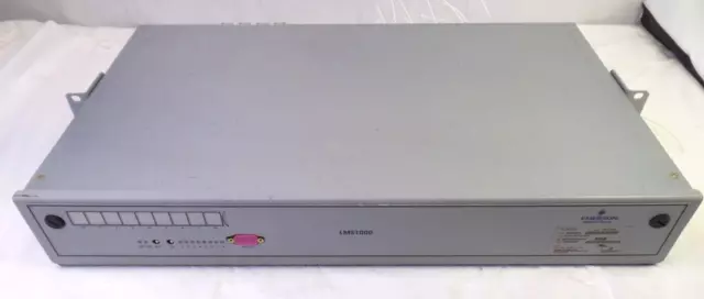 Emerson Lorain LMS1000 Monitor System with (8) Cards, For Parts/ Repair