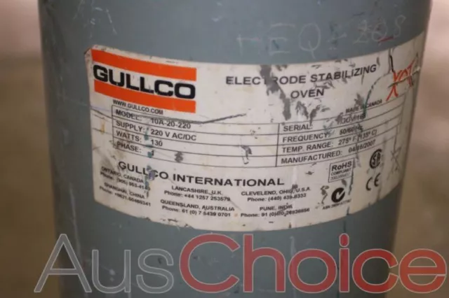 Gullco 10 A-20 135 Degrees Portable Welding Electrode Stabilizing Oven 3