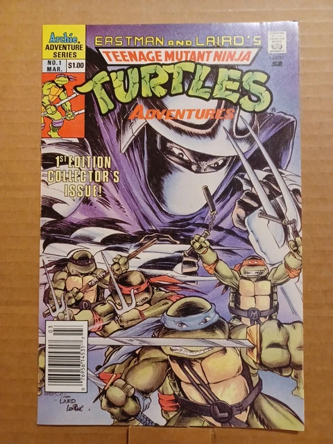 Teenage Mutant Ninja Turtles Adventures 1 2 Archie 1989 First Print Newsstand VF