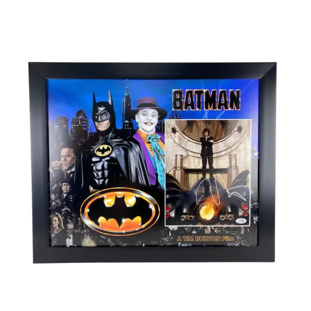 Tim Burton Signed 8x10 Photo Custom Framed Batman Director Autographed ACOA