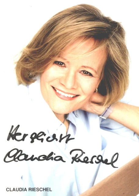 CLAUDIA RIESCHEL UH original signiert Autogrammkarte AK 6459 A EUR 2,79