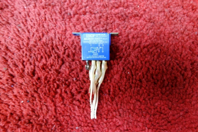 Leach Corp Balanced Force Relay 28V PN JC-X2A-011, 35344-7904