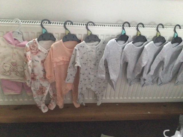Bundle of baby girls clothes size 0-3 months NEW