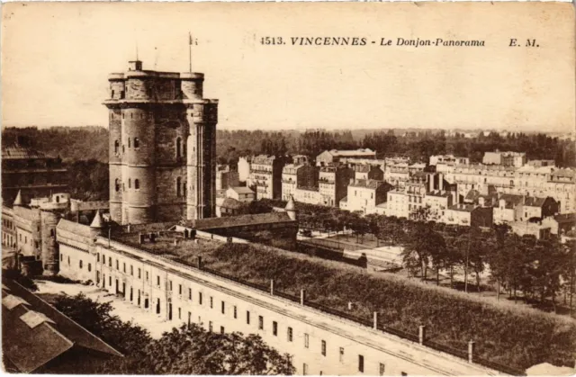CPA Vincennes Le Donjon panorama (1347259)