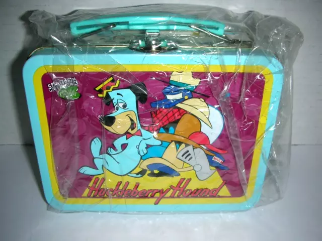 HUCKLEBERRY HOUND Hanna Barbera VINTAGE METAL COLLECTORS TIN LUNCH BOX 1999 NU