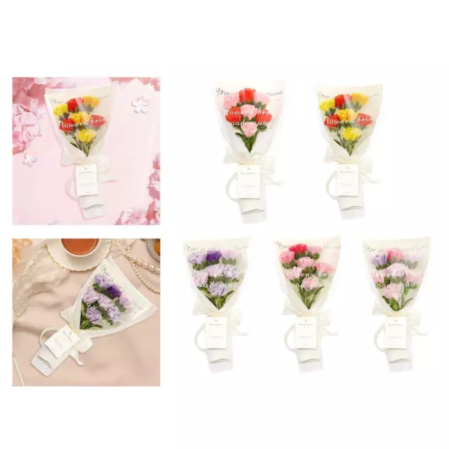 Bouquet d'œillets à faire soi-même, Kits de matériaux inachevés, fleurs