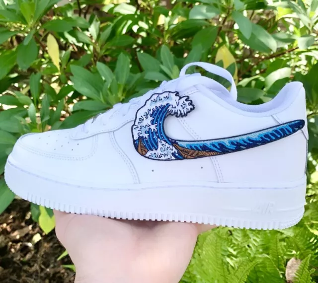 Waves Patch for Shoes Patch Custom Air Force 1 Custom nike stickers iron on af1