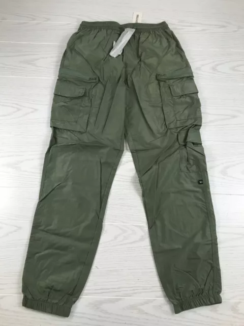 URBAN OUTFITTERS CARGO Pants Mens M Green Nylon Lightweight Elastic ...